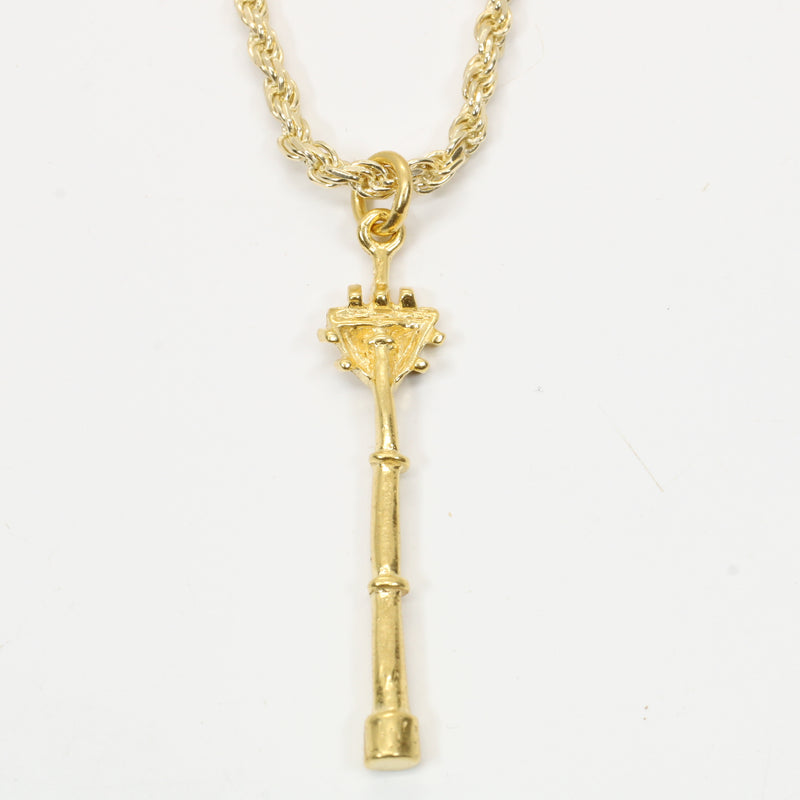 Gold Cell Tower Necklace for him or her made in 14kt gold vermeil