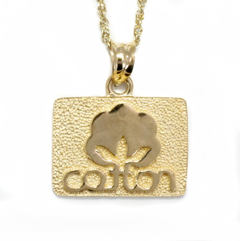 Agrijewelry has coton boll jewelry for the cotton farmer's wife