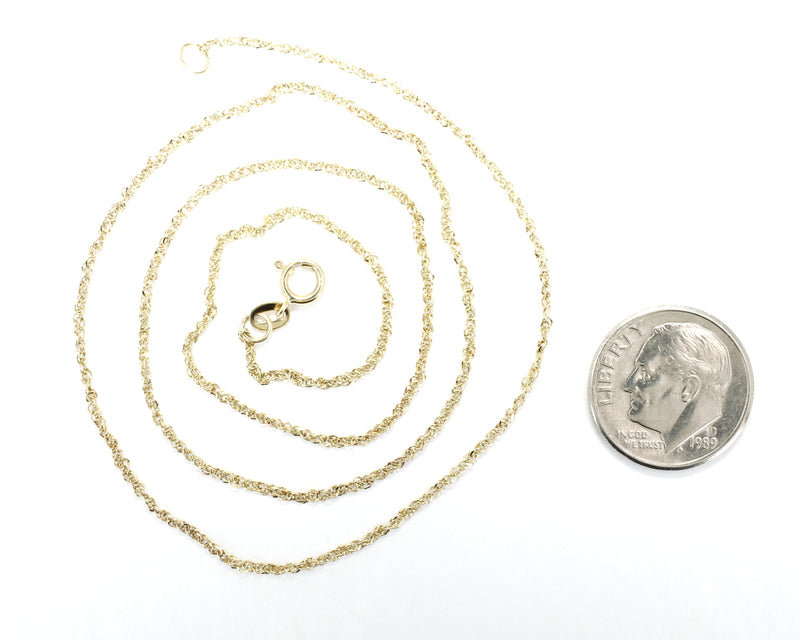 Gold Baby Goat Necklace with a 3-D Solid 14kt Gold Playful Goat