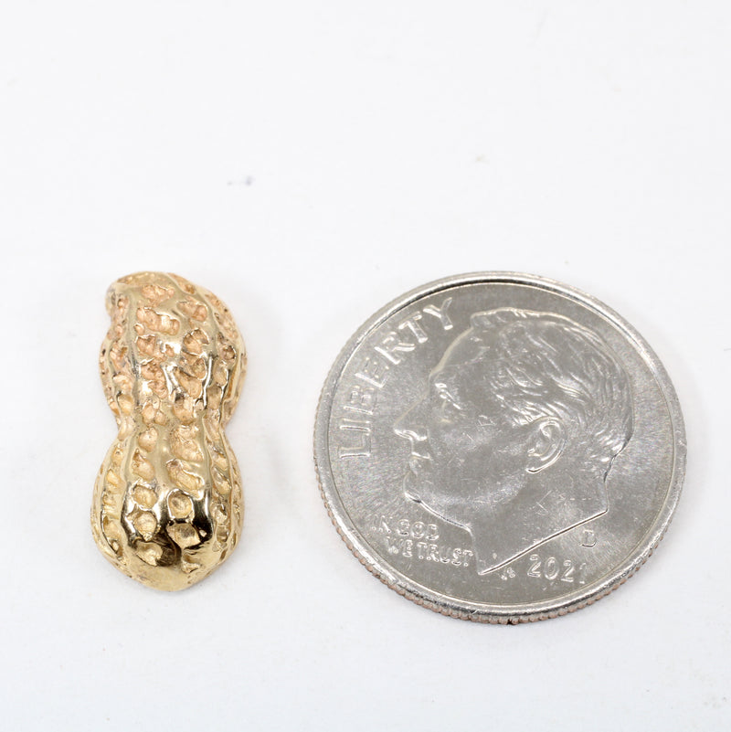 Real 14kt Gold Peanut Tie Tack Tie Tack for Him