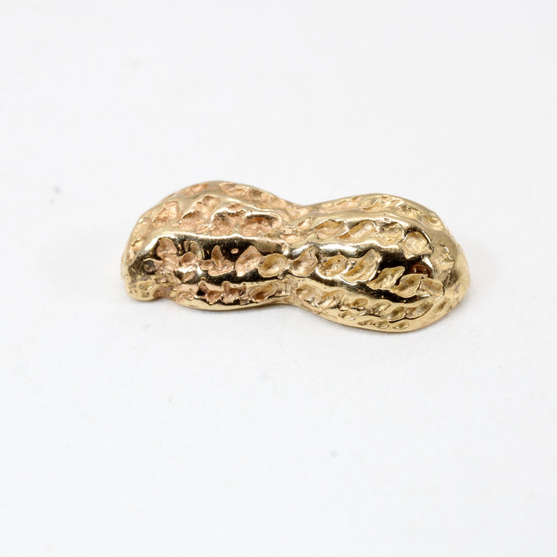 Real 14kt Gold Peanut Tie Tack Tie Tack for Him
