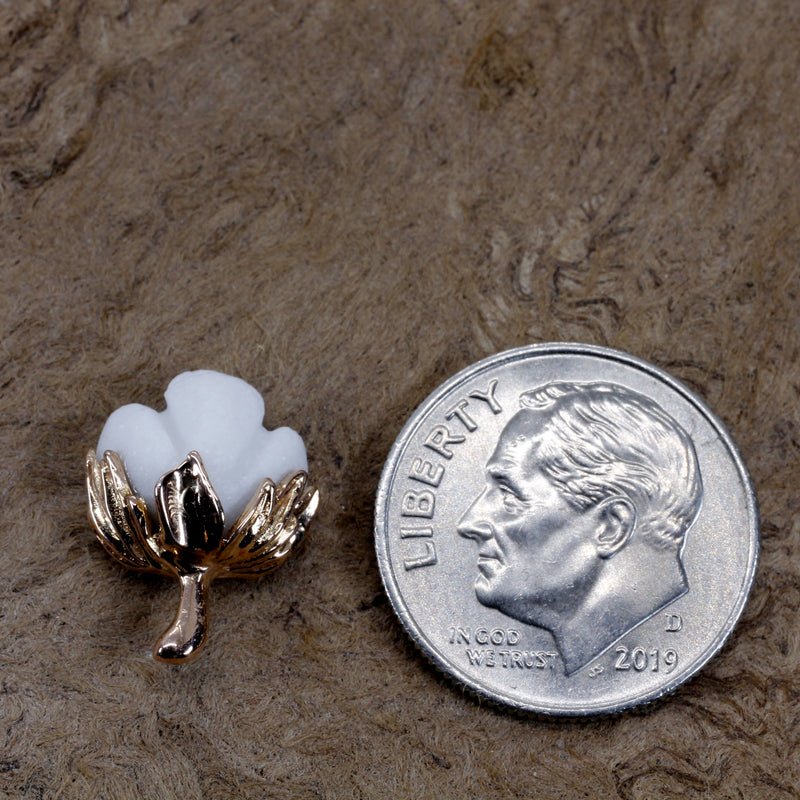 Agrijewelry has coton boll jewelry for the cotton farmer's wife