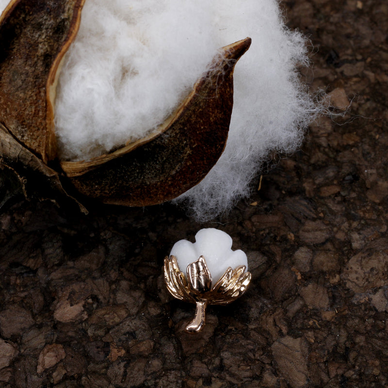 Agrijewelry has coton boll jewelry for the cotton farmer's wife