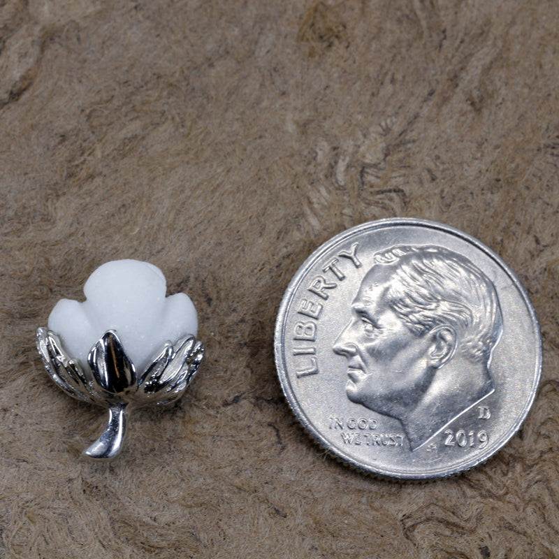 Agrijewelry has coton boll jewelry for the cotton farmer's wife