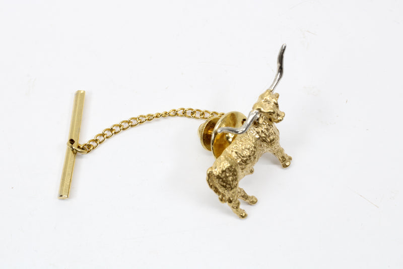 Gold Texas Longhorn Body Tie Tack for him or pin for her
