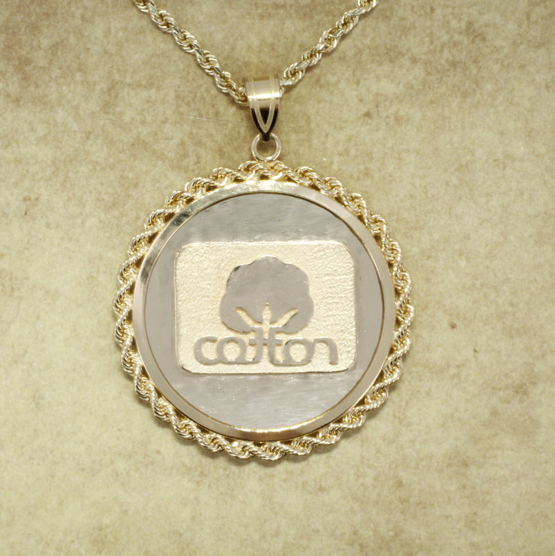Agrijewelry has coton boll jewelry for the cotton farmer's wife