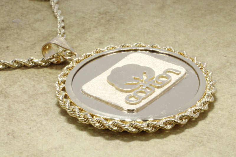 Agrijewelry has coton boll jewelry for the cotton farmer's wife