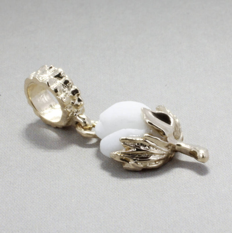 Agrijewelry has coton boll jewelry for the cotton farmer's wife