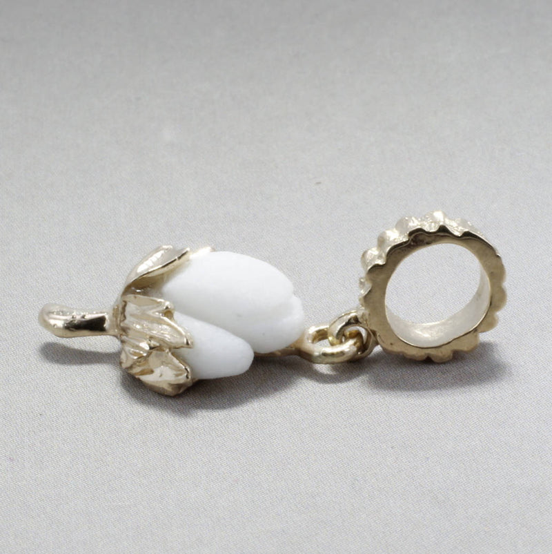 Agrijewelry has coton boll jewelry for the cotton farmer's wife