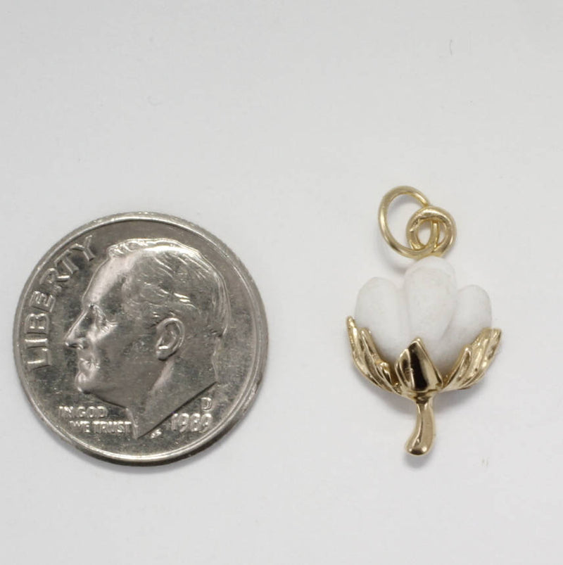 Agrijewelry has coton boll jewelry for the cotton farmer's wife