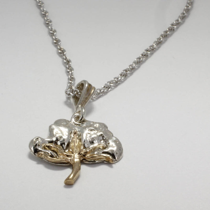 Agrijewelry has coton boll jewelry for the cotton farmer's wife