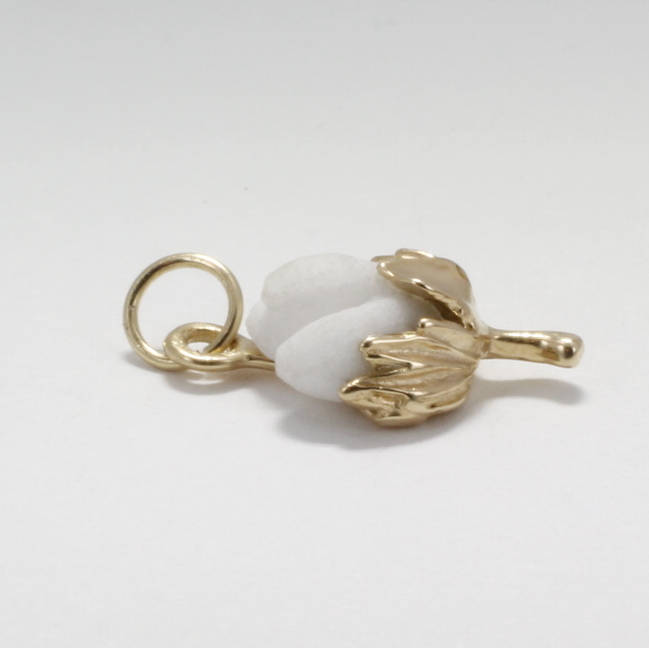 Agrijewelry has coton boll jewelry for the cotton farmer's wife