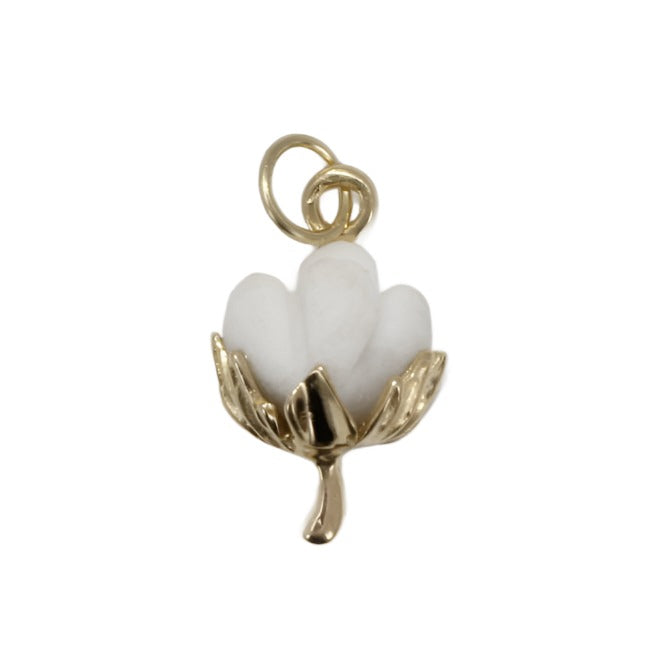 Agrijewelry has coton boll jewelry for the cotton farmer's wife