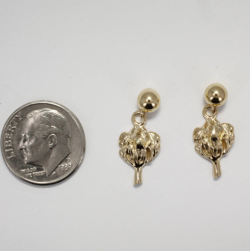 Agrijewelry has coton boll jewelry for the cotton farmer's wife