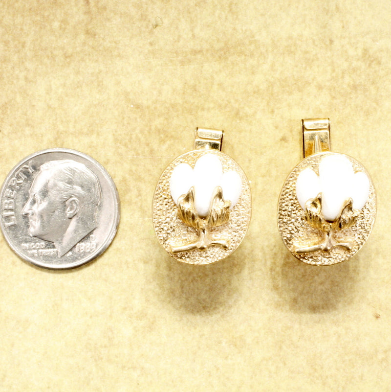 Agrijewelry has coton boll jewelry for the cotton farmer's wife