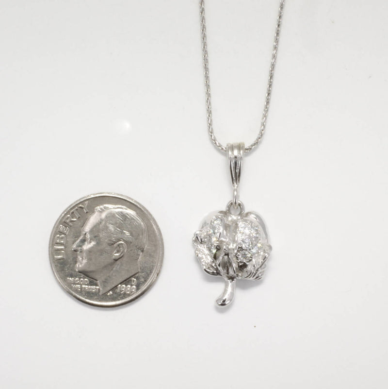 Agrijewelry has coton boll jewelry for the cotton farmer's wife