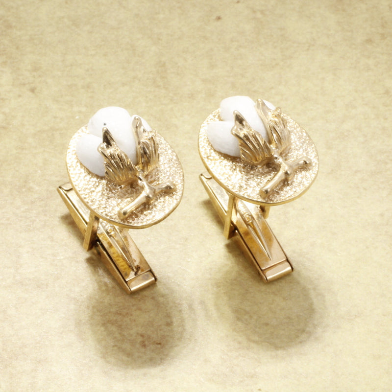 Agrijewelry has coton boll jewelry for the cotton farmer's wife