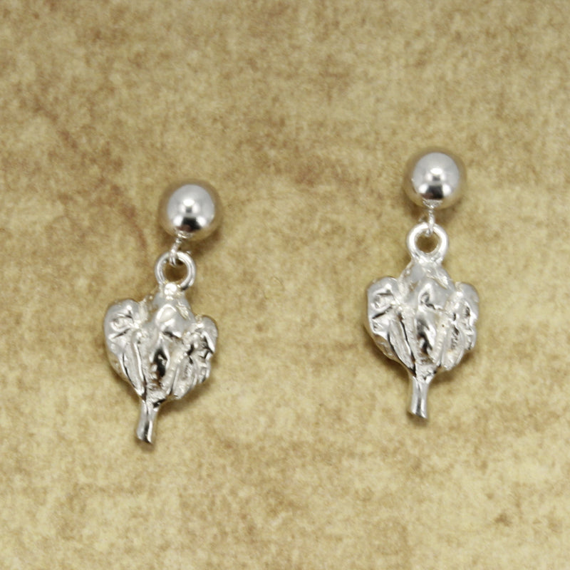 Agrijewelry has coton boll jewelry for the cotton farmer's wife