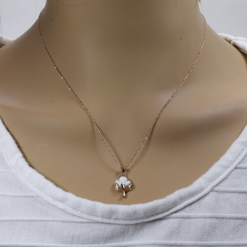 Agrijewelry has coton boll jewelry for the cotton farmer's wife