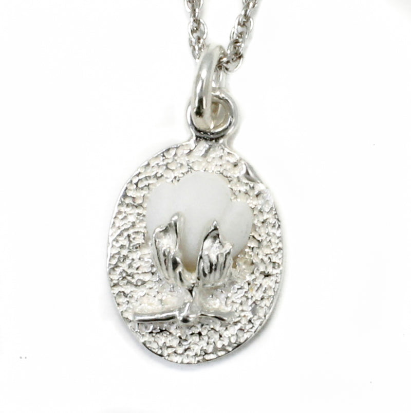 Agrijewelry has coton boll jewelry for the cotton farmer's wife