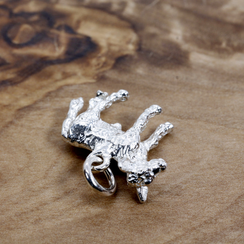 Silver Calf Charm made in solid 925 Sterling Silver