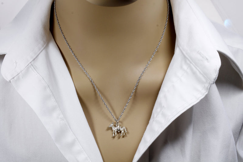 Silver Calf Necklace made in solid 925 Sterling Silver