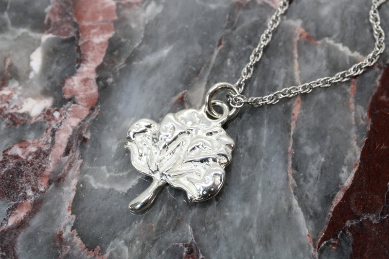 925 Sterling Silver Cotton Boll Necklace for Cotton Anniversary Gift