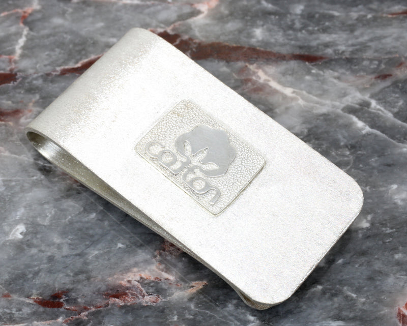 Solid 925 Sterling Silver Cotton Inc Money Clip