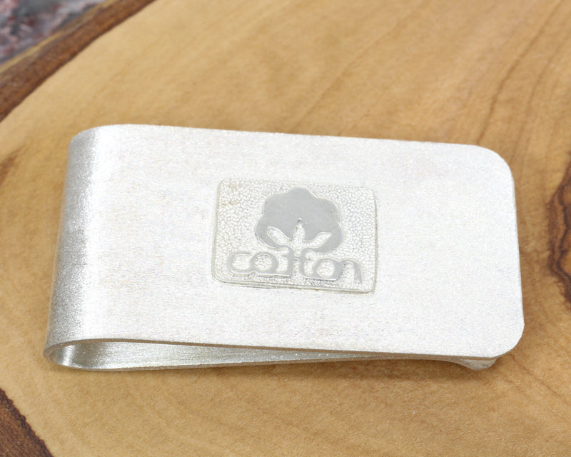 Solid 925 Sterling Silver Cotton Inc Money Clip