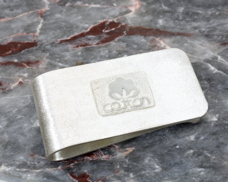 Solid 925 Sterling Silver Cotton Inc Money Clip
