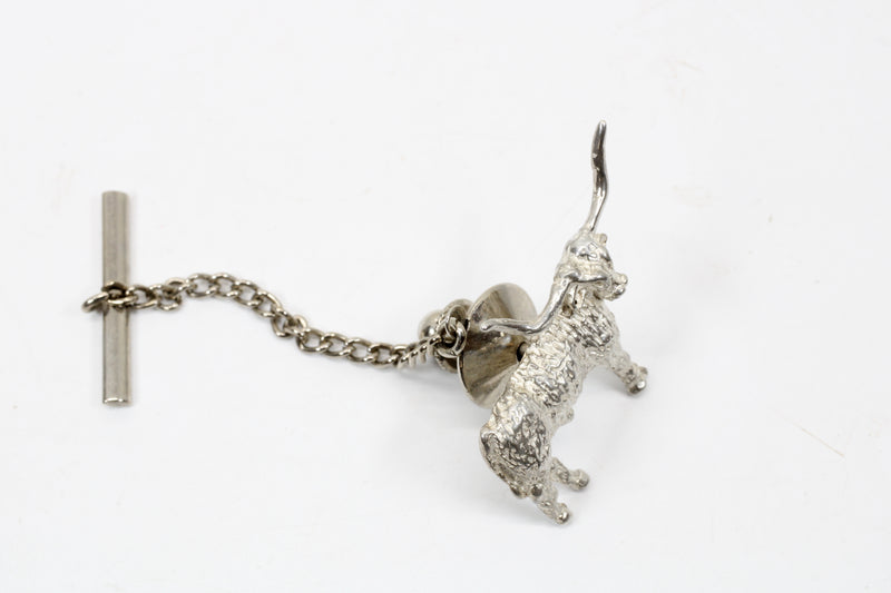 Silver Texas Longhorn Body Tie Tack for him or pin for her