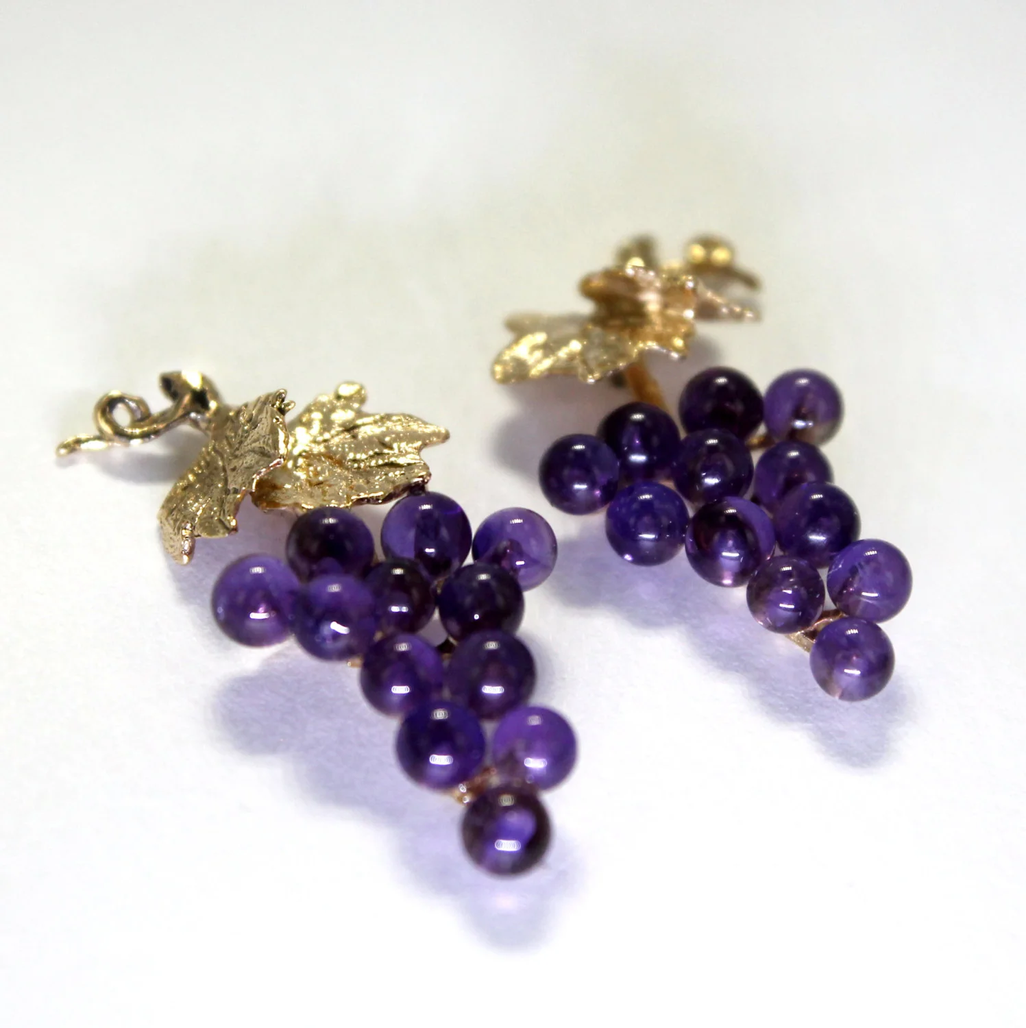 14kt. Gold Amethyst Grape Cluster Earrings Questions & Answers