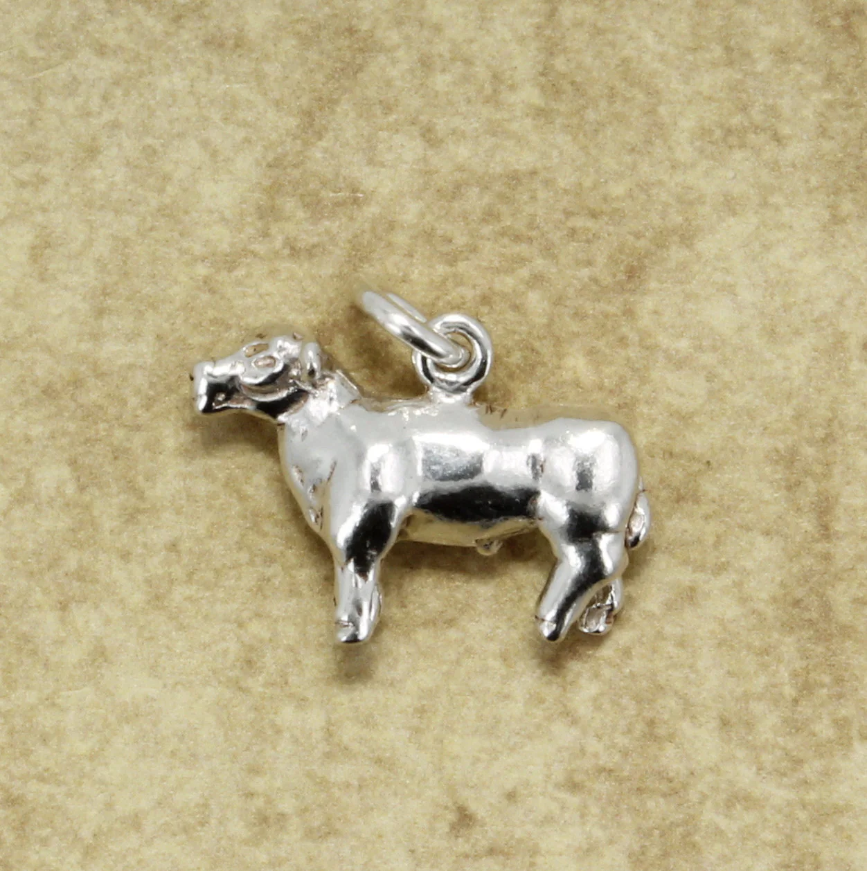 What is the height of the steer charm?