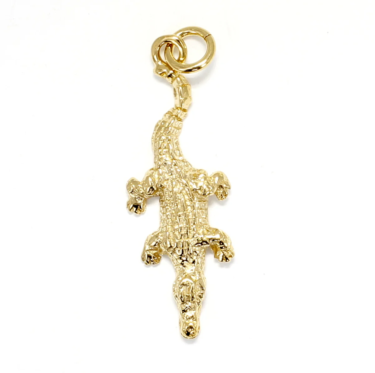 Small Alligator Charm in 14kt Yellow Gold Vermeil Questions & Answers