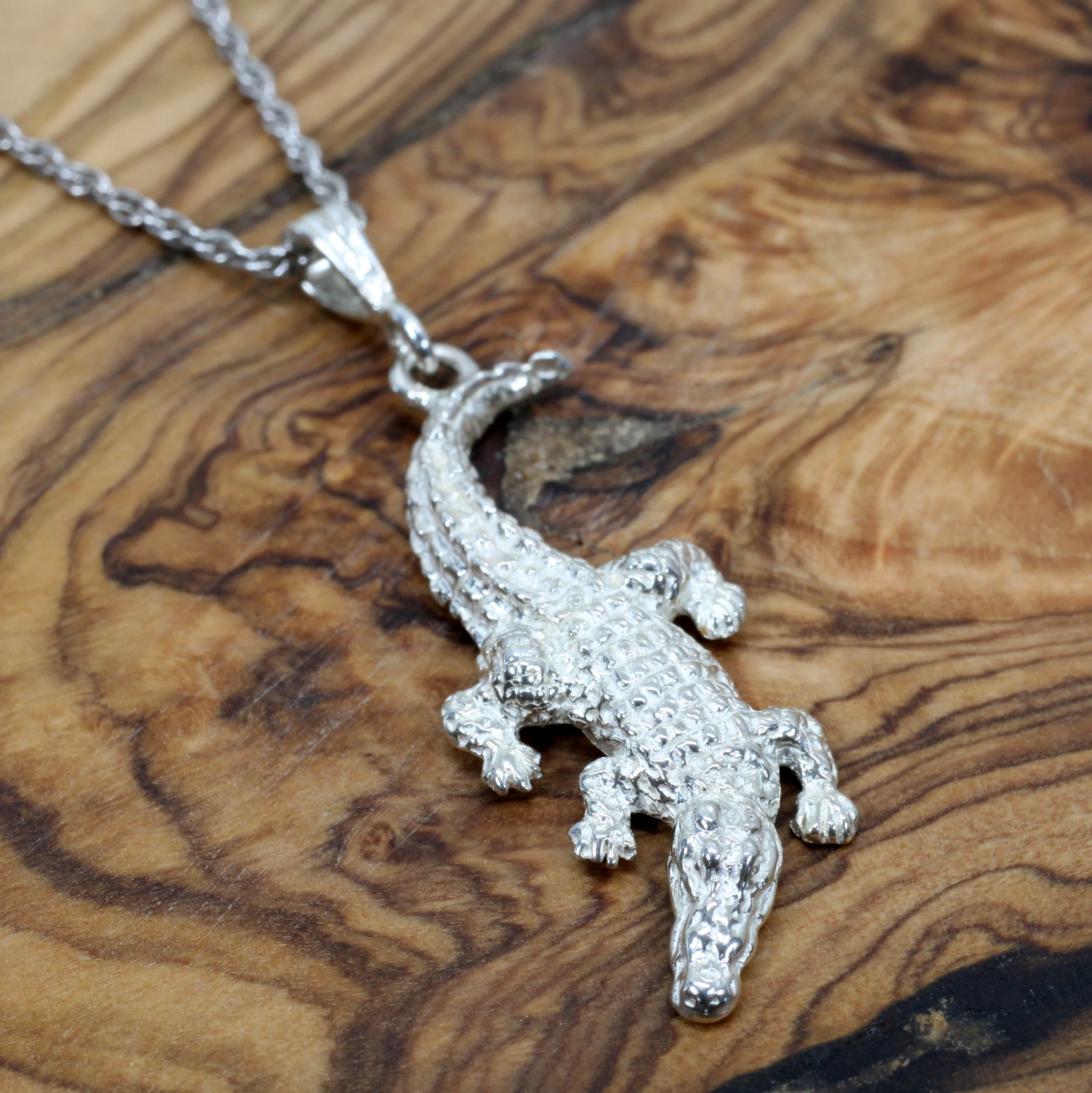 What is unique about the design process of this necklace?