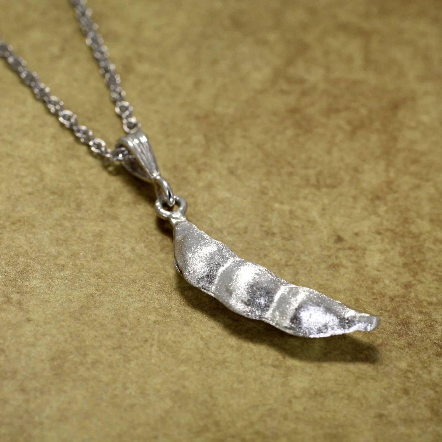 Silver Whole Soybean Necklace made in 925 Sterling Silver Questions & Answers