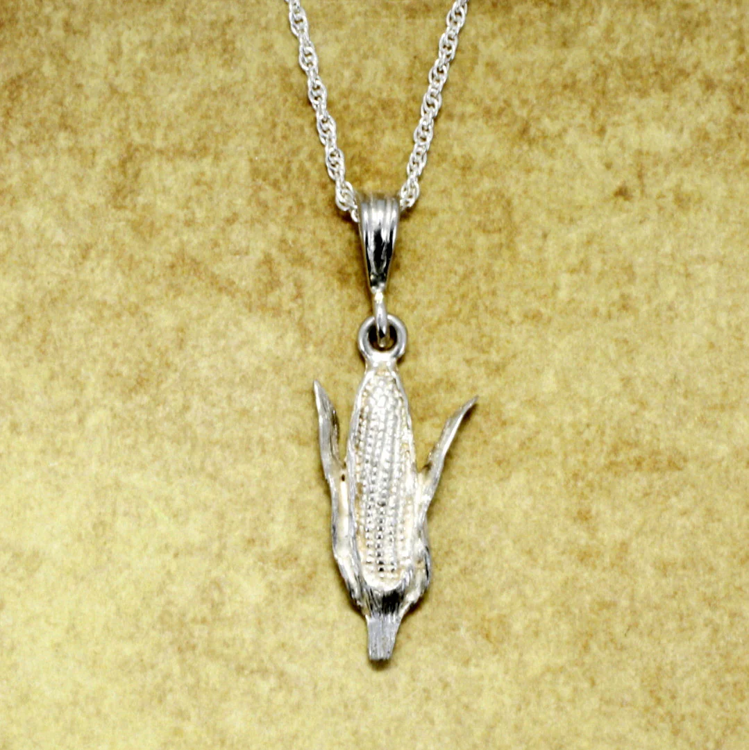 925 Sterling Silver Corn Necklace with Leaves Spread Questions & Answers