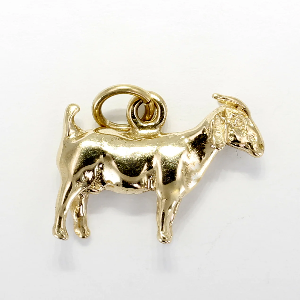 What are the dimensions of the goat charm?
