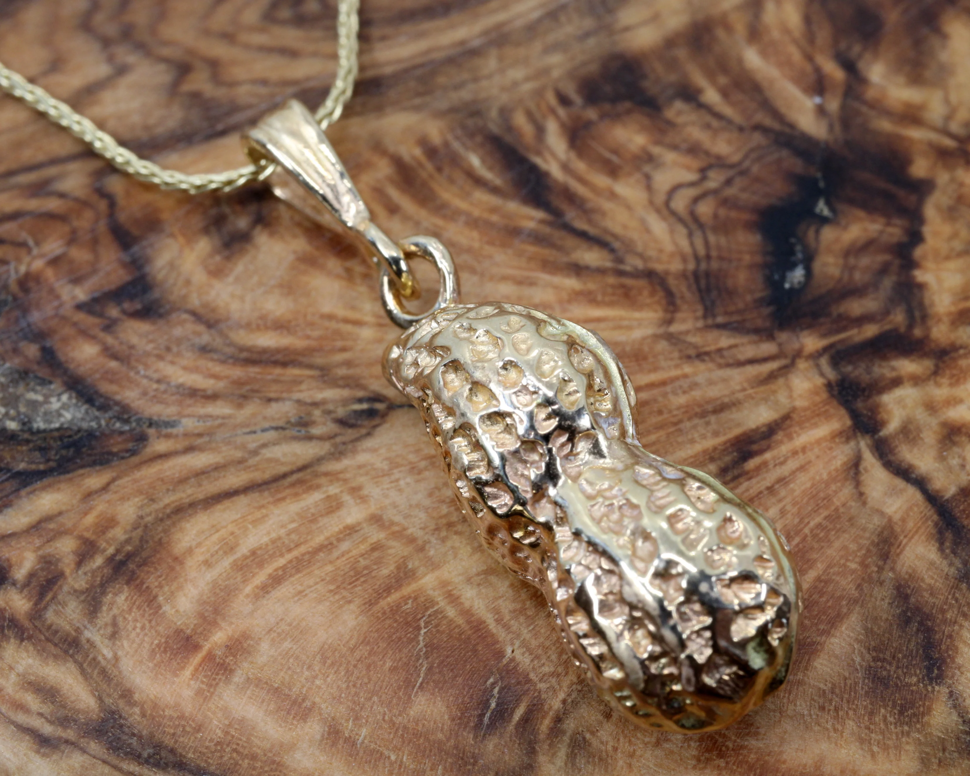 What is the length of the peanut pendant?
