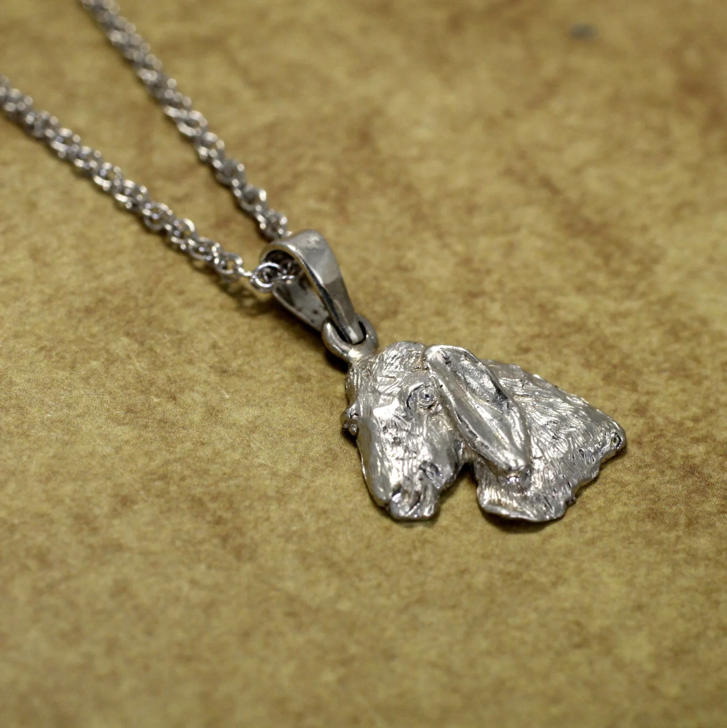 Boer Goat Head Without Horns Necklace in 925 Sterling Silver Questions & Answers
