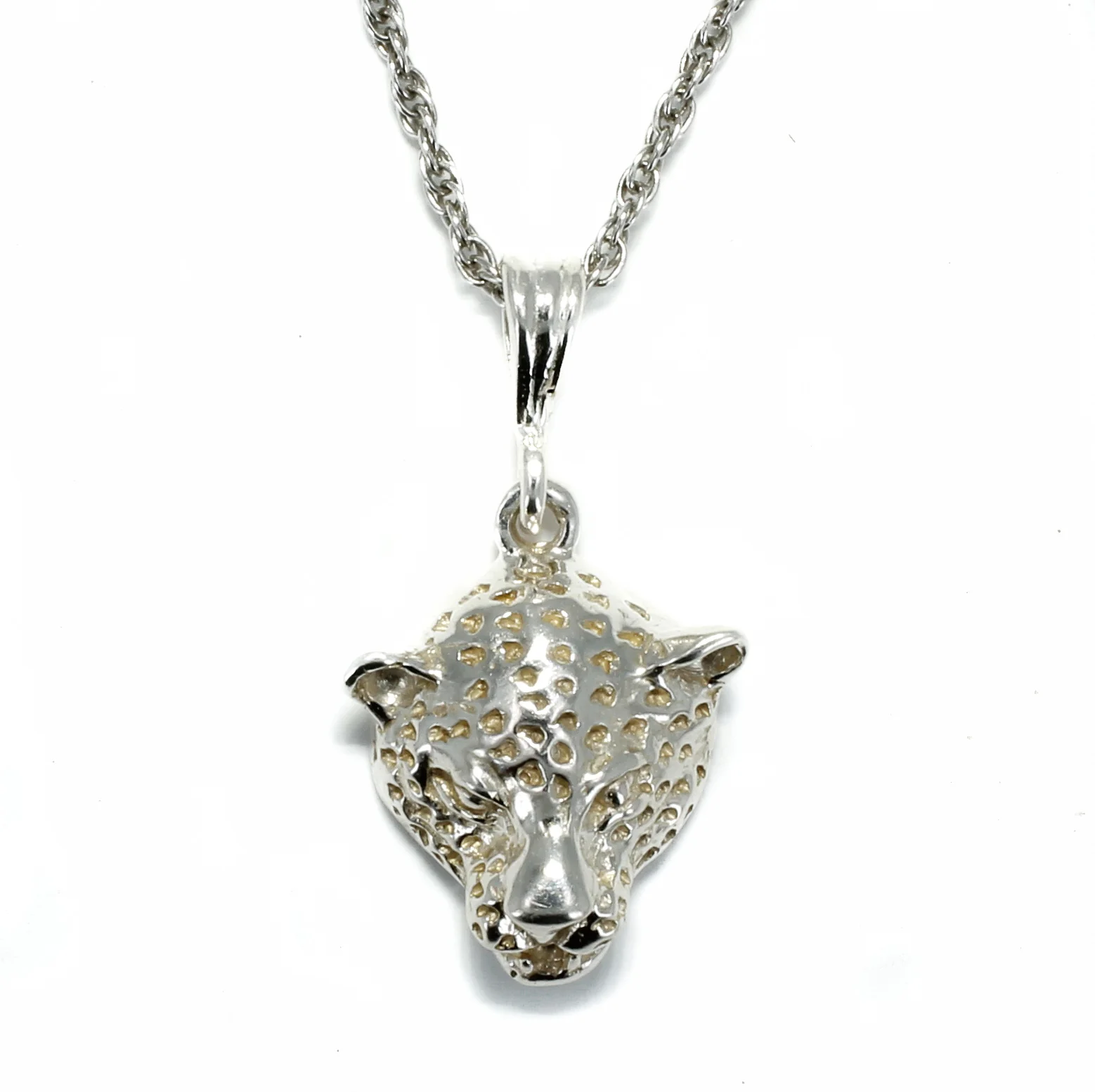 What is the width of the leopard head pendant?
