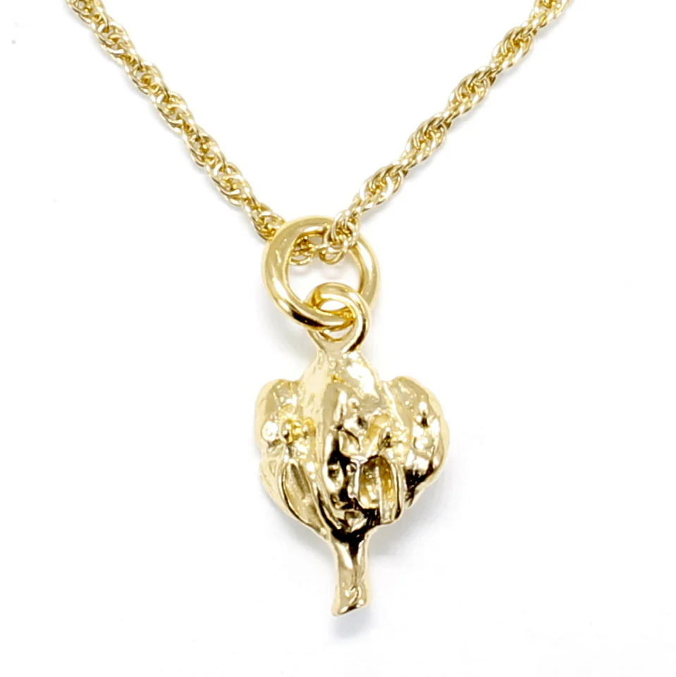What is the width of the charm on the necklace?