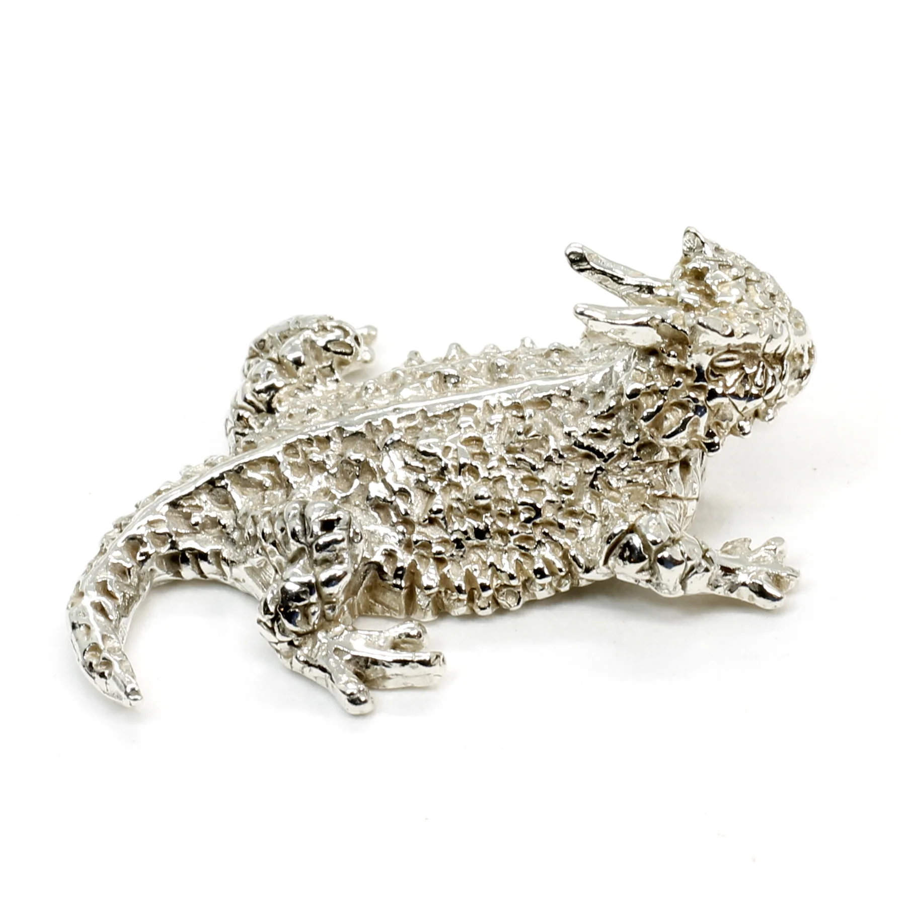 Silver Horny Toad Pin or Tie Tack for Men Questions & Answers