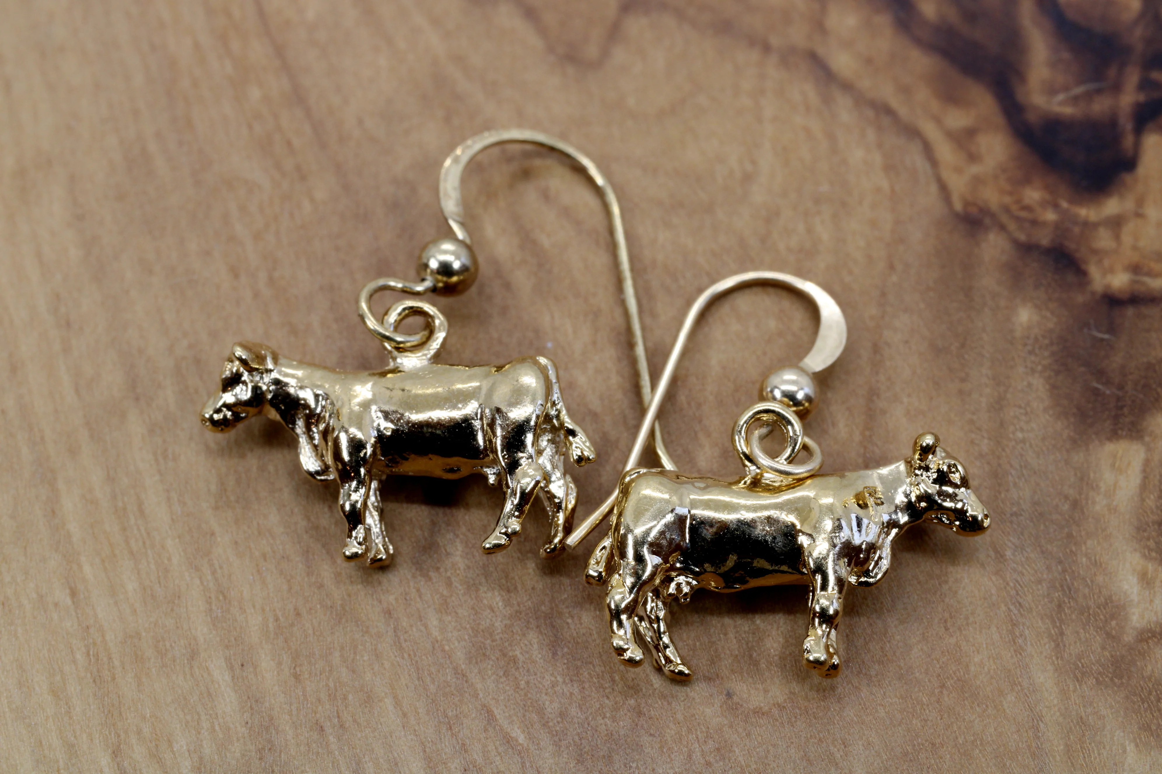 What is the height of the cow earrings?