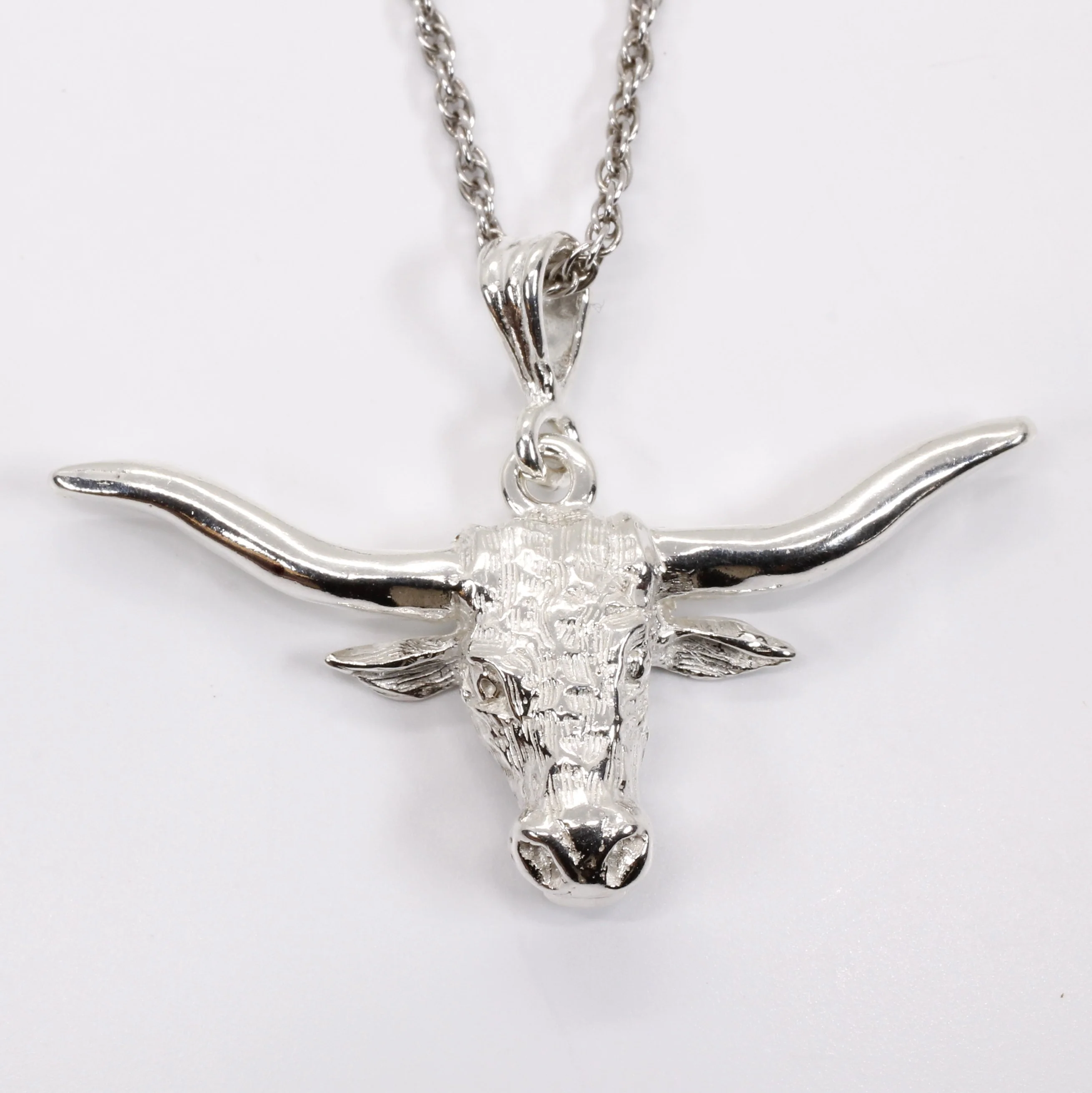 What is the height of the Longhorn pendant?