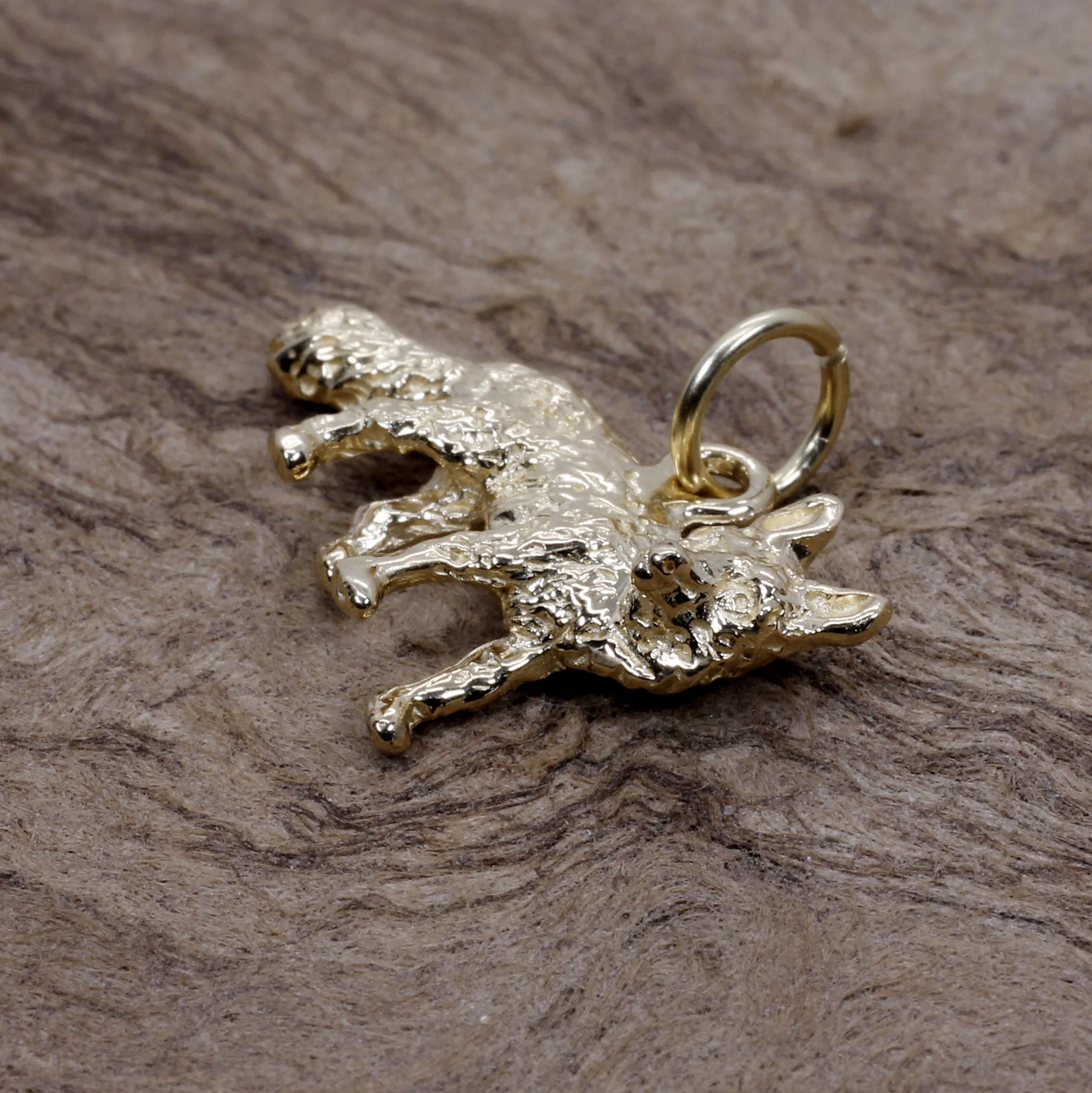 Gold Fox Charm with solid 14kt gold 3D Fox Questions & Answers
