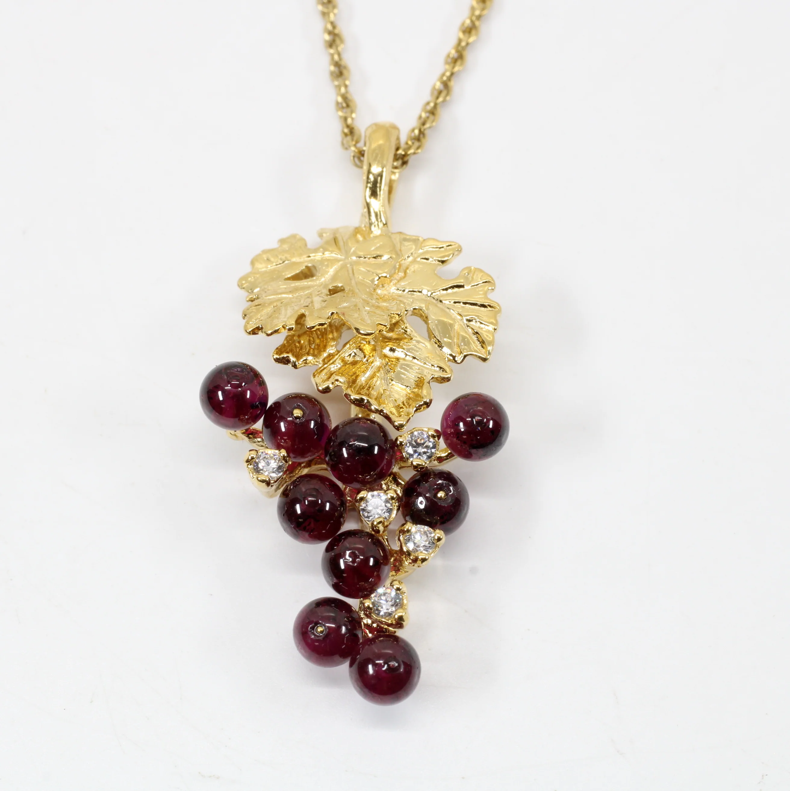 What do you wear with a garnet necklace?