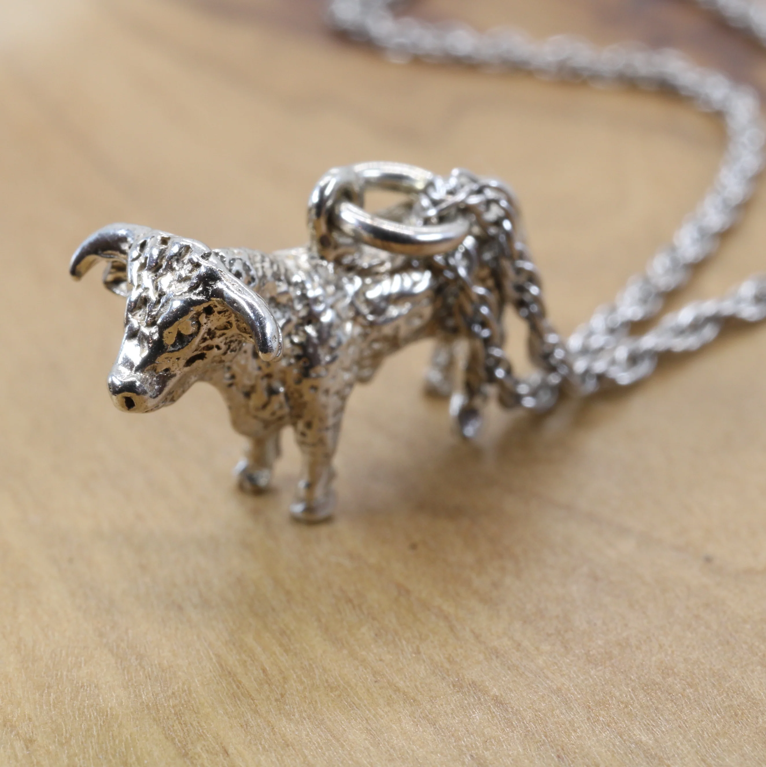 What is the material of the necklace?