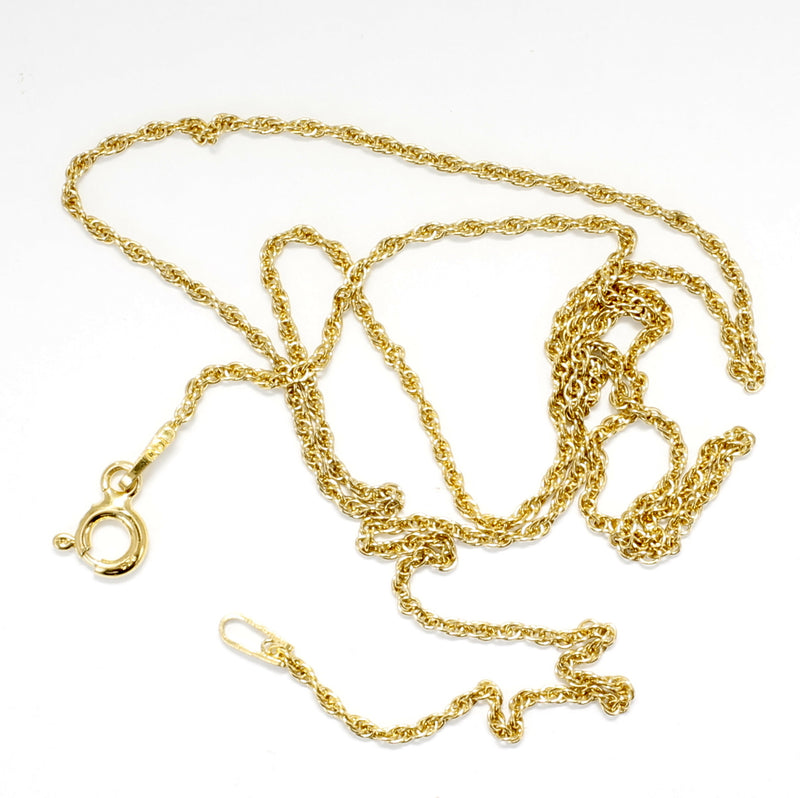 Gold Rice Logo Necklace with Frame in 14kt gold vermeil for her