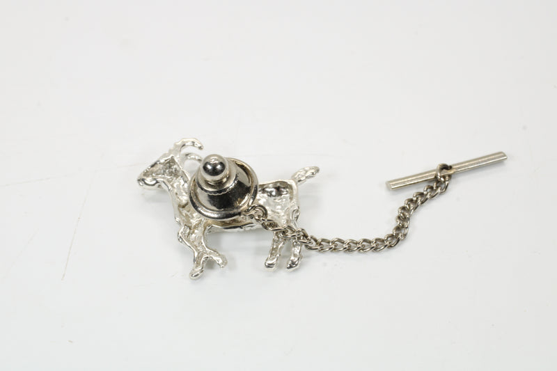 G.O.A.T. Tie Tack made in Sterling Silver: Greatest of all time Gift